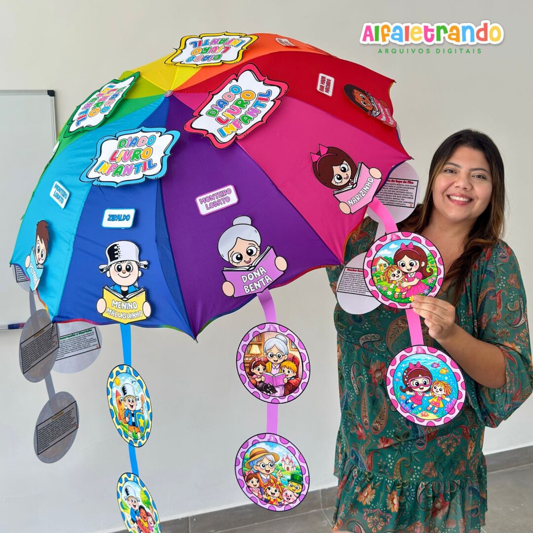 Guarda-Chuva Literário - Dia do livro infantil