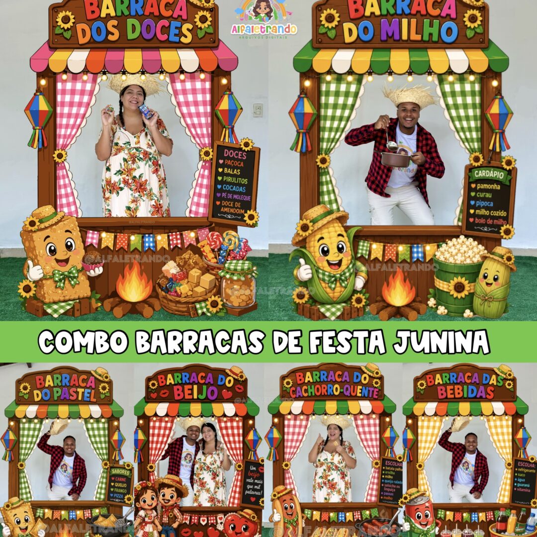 Combo Barracas de Festa Junina