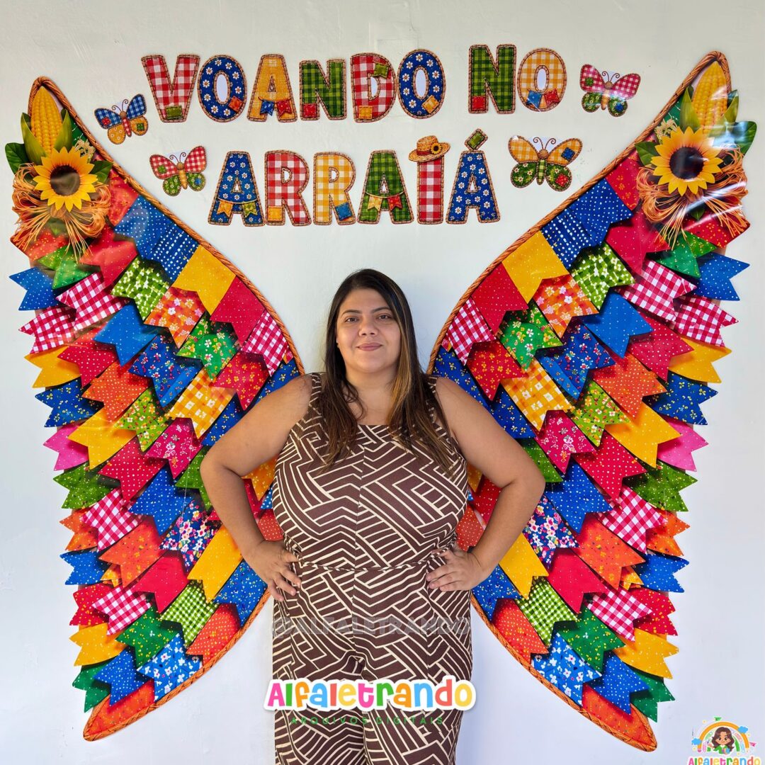 Painel asas de festa junina